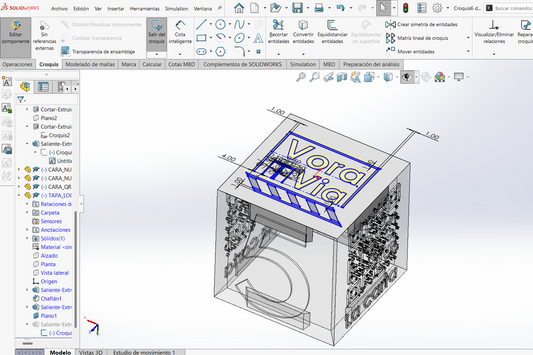 Servicio de Diseño 3D Personalizado - Generación de Código QR