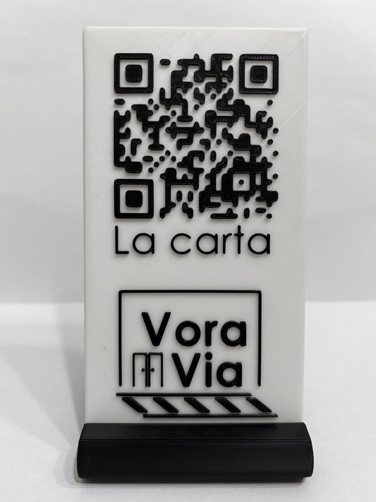 Soporte de Menú con QR para Aperitivos - Diseño Personalizado en 3D