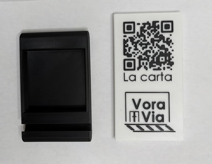 Soporte de Menú con QR para Aperitivos - Diseño Personalizado en 3D